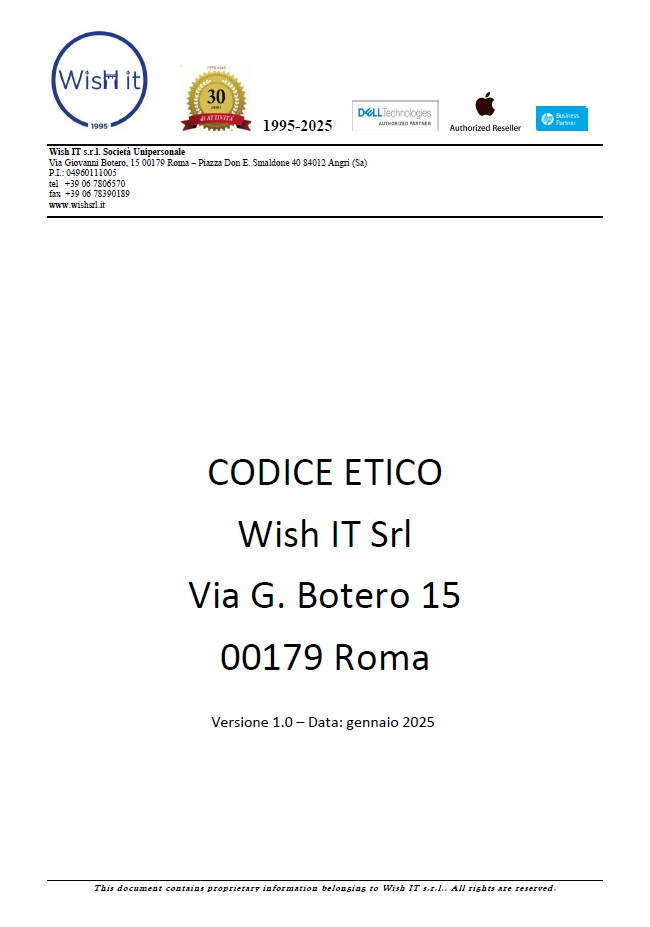 Codice Etico